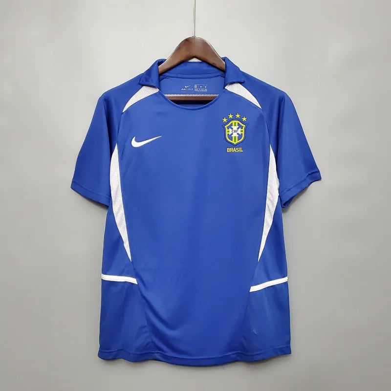 Maillot Brésil Extérieur Retro 2002 - Vêtements de sport