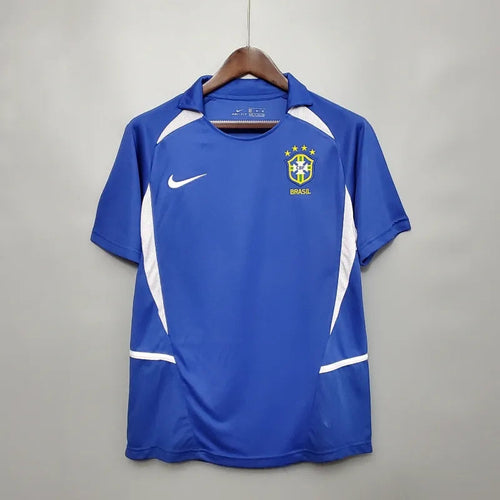 Maillot Brésil Extérieur Retro 2002 - Vêtements de sport
