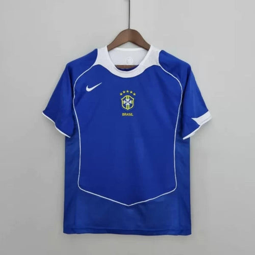 Maillot Brésil Extérieur Retro 2004/2006 - Vêtements de sport