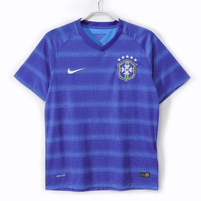 Maillot Brésil Extérieur Retro 2014 - Vêtements de sport