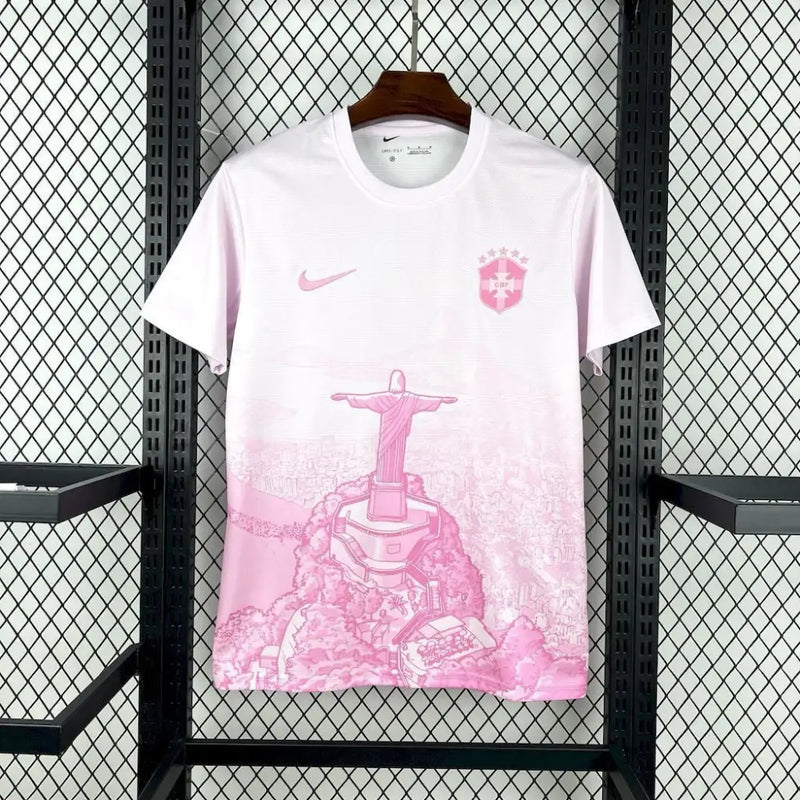 Maillot Bresil Rose Concept 2026 - Vêtements de sport