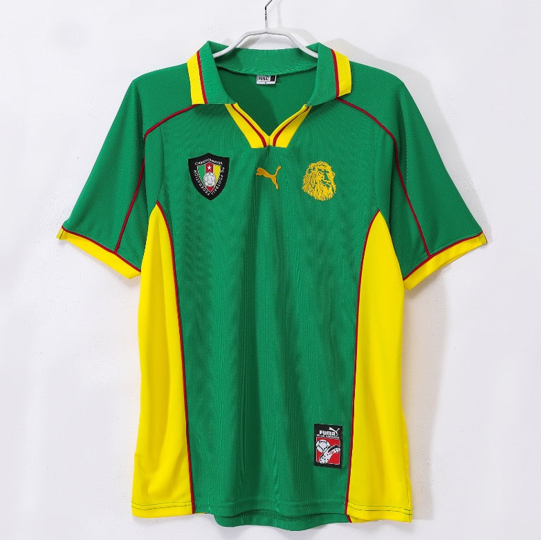 Maillot Cameroun Domicile Retro 1998/1999 - Vêtements de sport