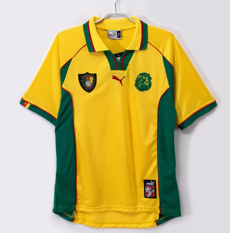 Maillot Cameroun Extérieur Retro 1998/1999 - Vêtements de sport