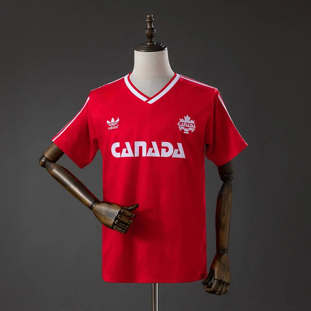 Maillot Canada Domicile 1986 Retro - Vêtements de sport