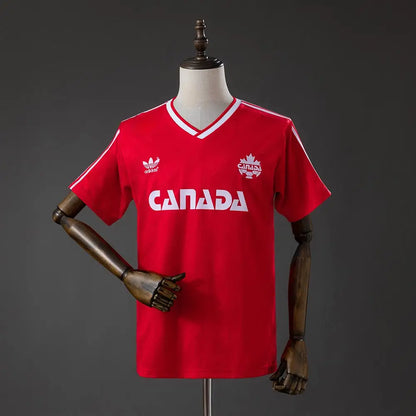 Maillot Canada Domicile 1986 Retro - Vêtements de sport