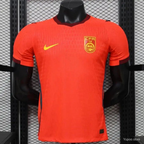 Maillot Chine Domicile Version Joueur 2026 - Vêtements de sport