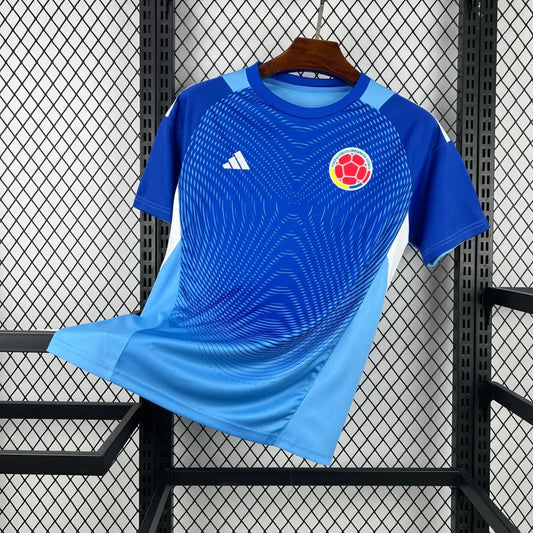 Maillot Colombie concept bleu Coupe du Monde 2026 - Vêtements de sport