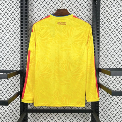 Maillot Colombie Domicile manches longues Coupe du Monde 2026 - Vêtements de sport