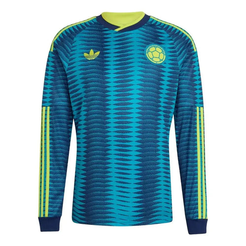 Maillot Colombie Extérieur Coupe du Monde 2026 Manches longues - Vêtements de sport