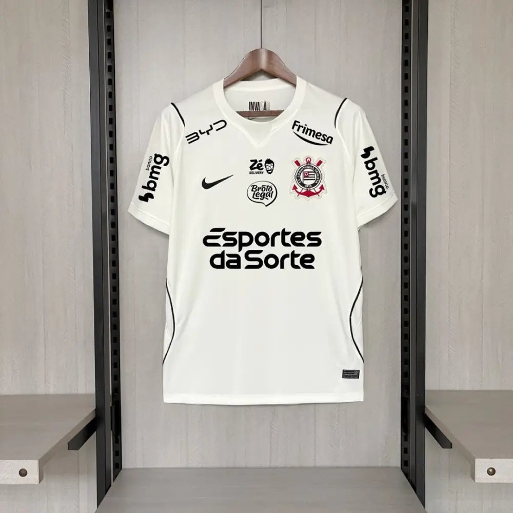 Maillot Corinthians Domicile 2026/2027 Sponsors - Vêtements de sport