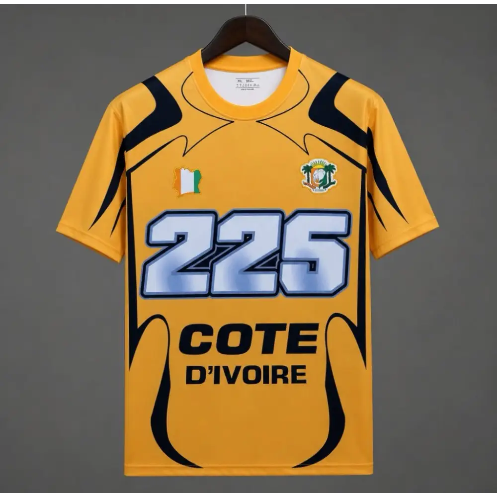 Maillot Cote d’Ivoire Concept 2026/2027 jaune - Vêtements de sport