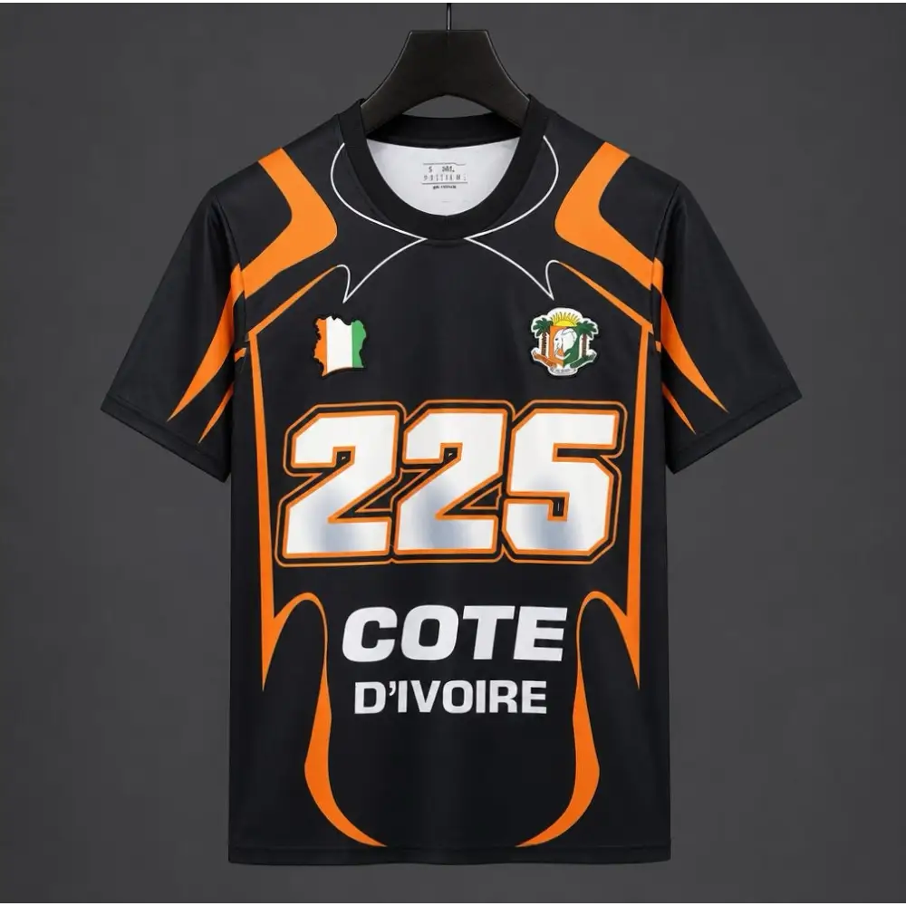Maillot Cote d’Ivoire Concept 2026/2027 noir - Vêtements de sport