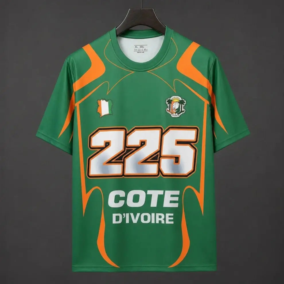 Maillot Cote d’Ivoire Concept 2026/2027 vert - Vêtements de sport