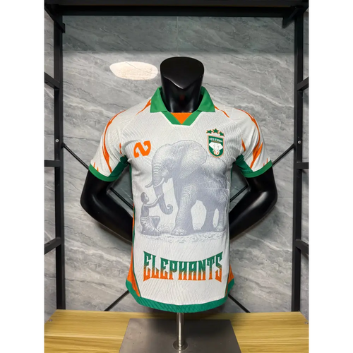 Maillot Cote d’Ivoire Concept Blanc Elephant Version Joueur 2025/2026 - Vêtements de sport
