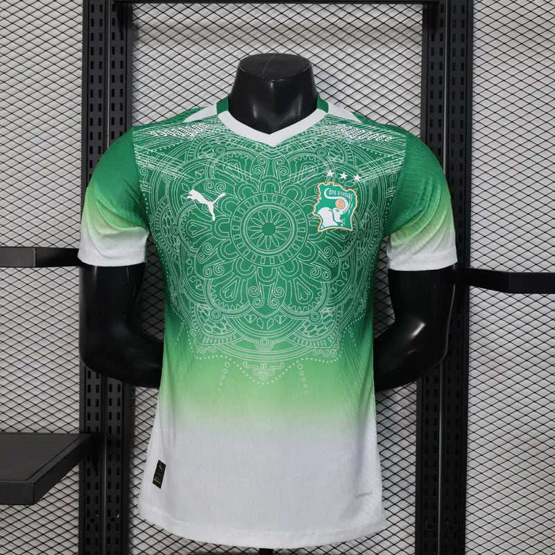 Maillot Cote d’Ivoire Concept degradé vert Version Joueur 2025/2026 - Vêtements de sport