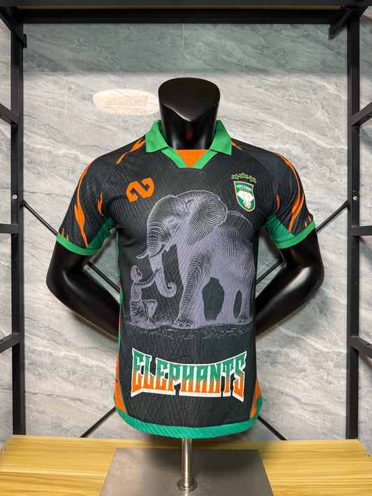 Maillot Cote d’Ivoire Concept Noir Elephant Version Joueur 2025/2026 - Concept Elephant / XXL #MWS Options 1