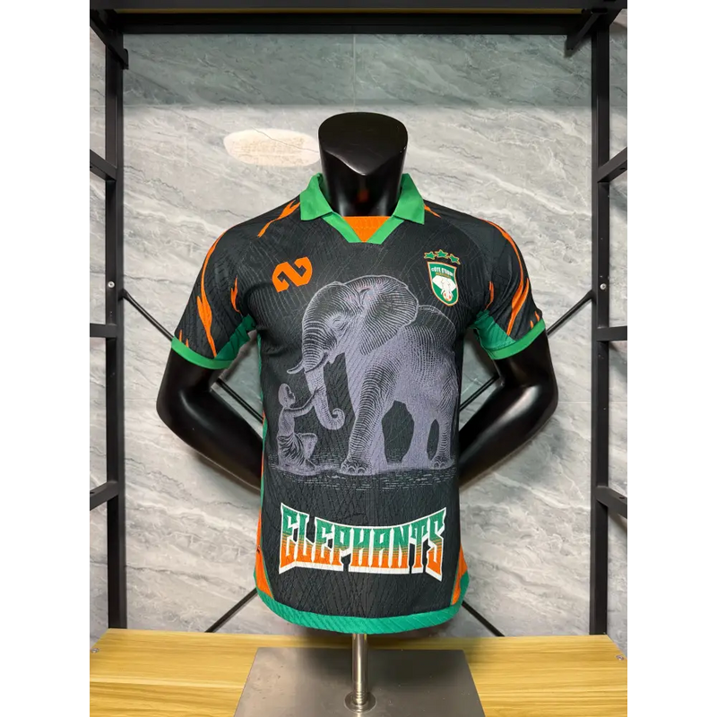 Maillot Cote d’Ivoire Concept Noir Elephant Version Joueur 2025/2026 - Concept Elephant / XXL #MWS Options 1