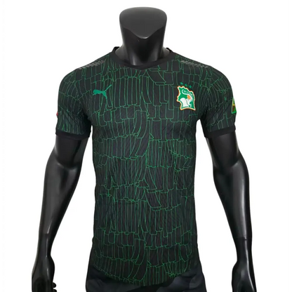 Maillot Cote d’Ivoire Noir Version Joueur 2025/2026 - Vêtements de sport