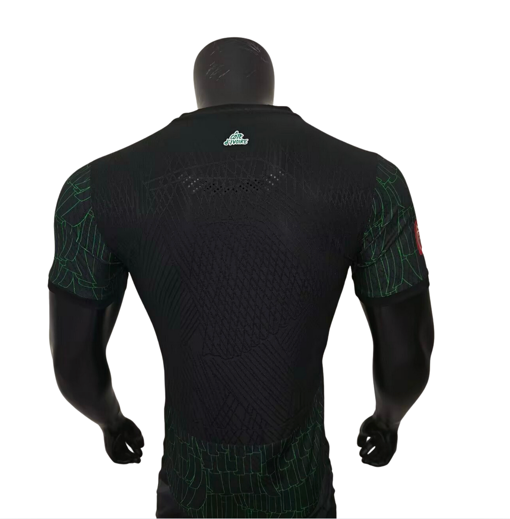Maillot Cote d’Ivoire Noir Version Joueur 2025/2026 - Vêtements de sport