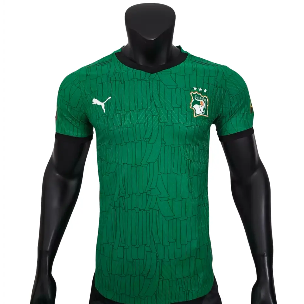 Maillot Cote d’Ivoire Vert Version Joueur 2025/2026 - Vêtements de sport