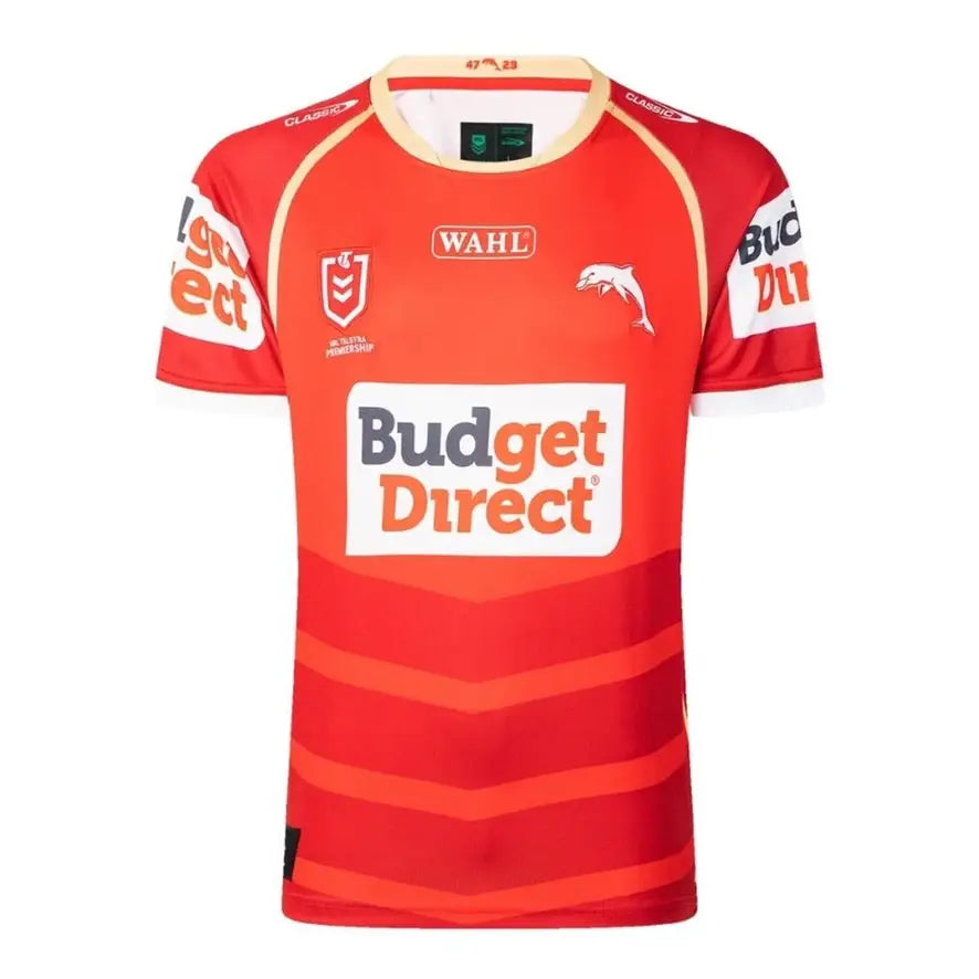 Maillot Dolphins Domicile NRL 2025/2026 - Vêtements de sport