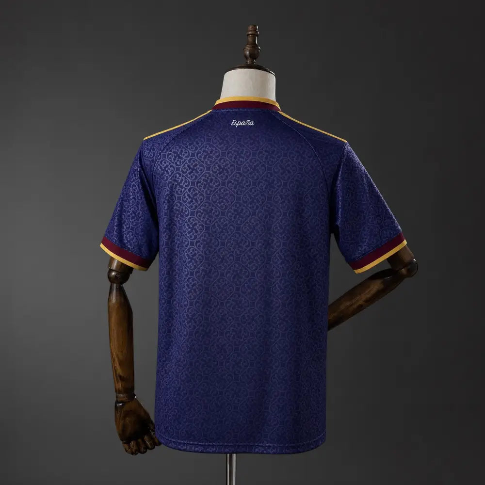 Maillot Espagne Coupe du Monde 2026 Extérieur Concept 2 étoiles Bleu - Vêtements de sport