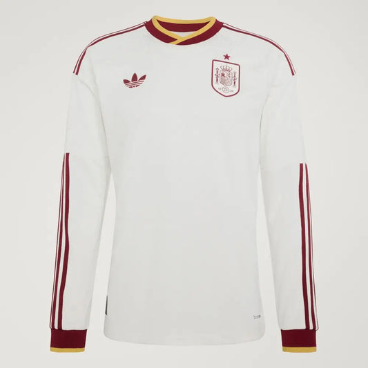 Maillot Espagne Coupe du Monde 2026 Extérieur Manches longues - Vêtements de sport