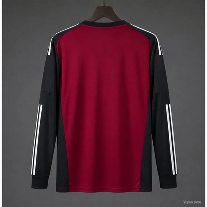 Maillot Espagne Coupe du Monde 2026 Gardien Bordeaux Manches longues - Vêtements de sport