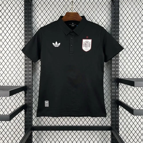 Maillot Espagne Coupe du Monde 2026 Polo Noir - Vêtements de sport