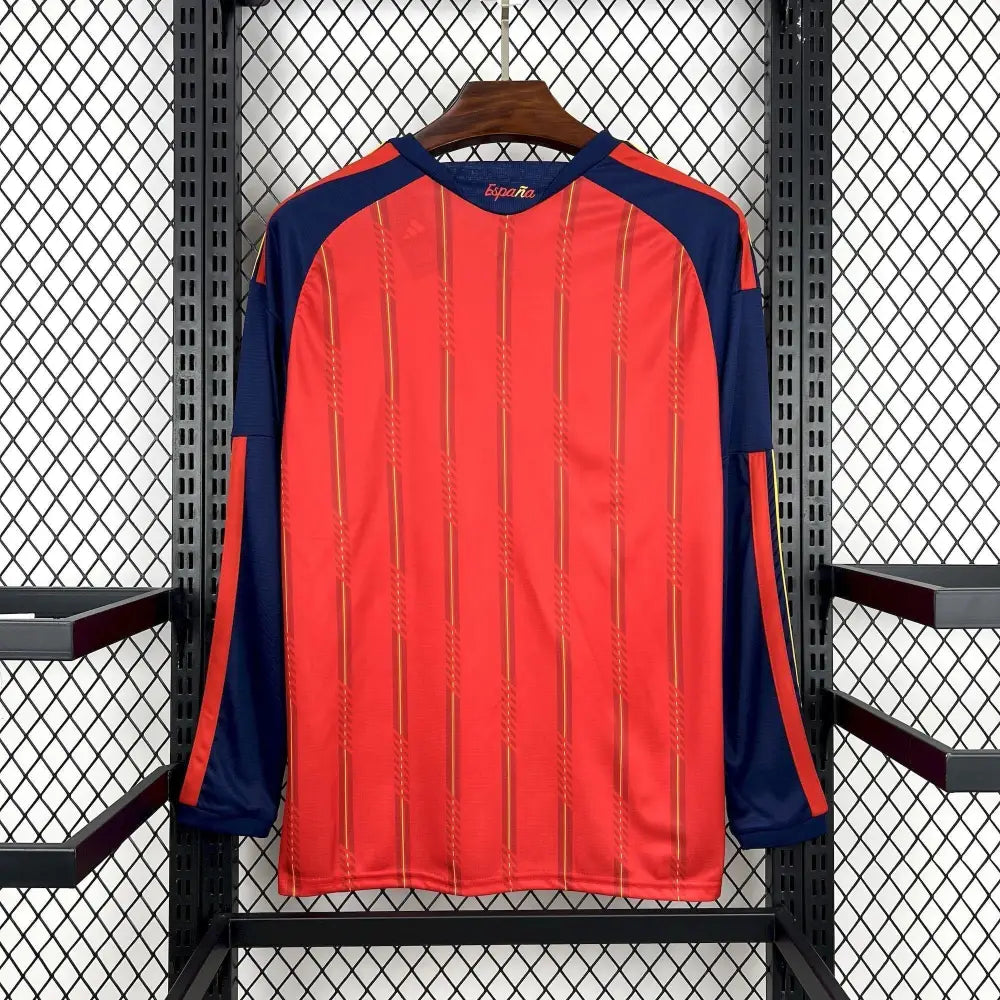 Maillot Espagne Domicile manches longues Coupe du Monde 2026 - Vêtements de sport