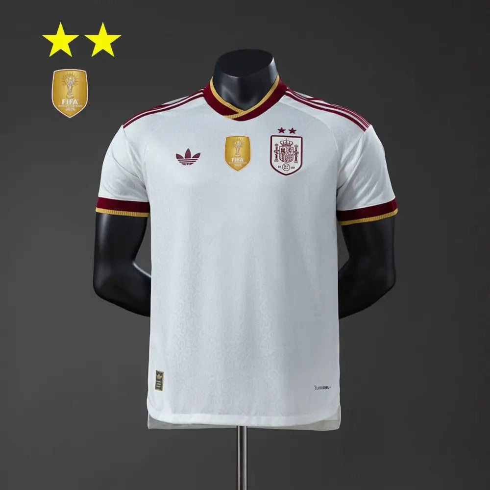 Maillot Espagne Extérieur version joueur Coupe du Monde 2026 2 étoiles - Vêtements de sport