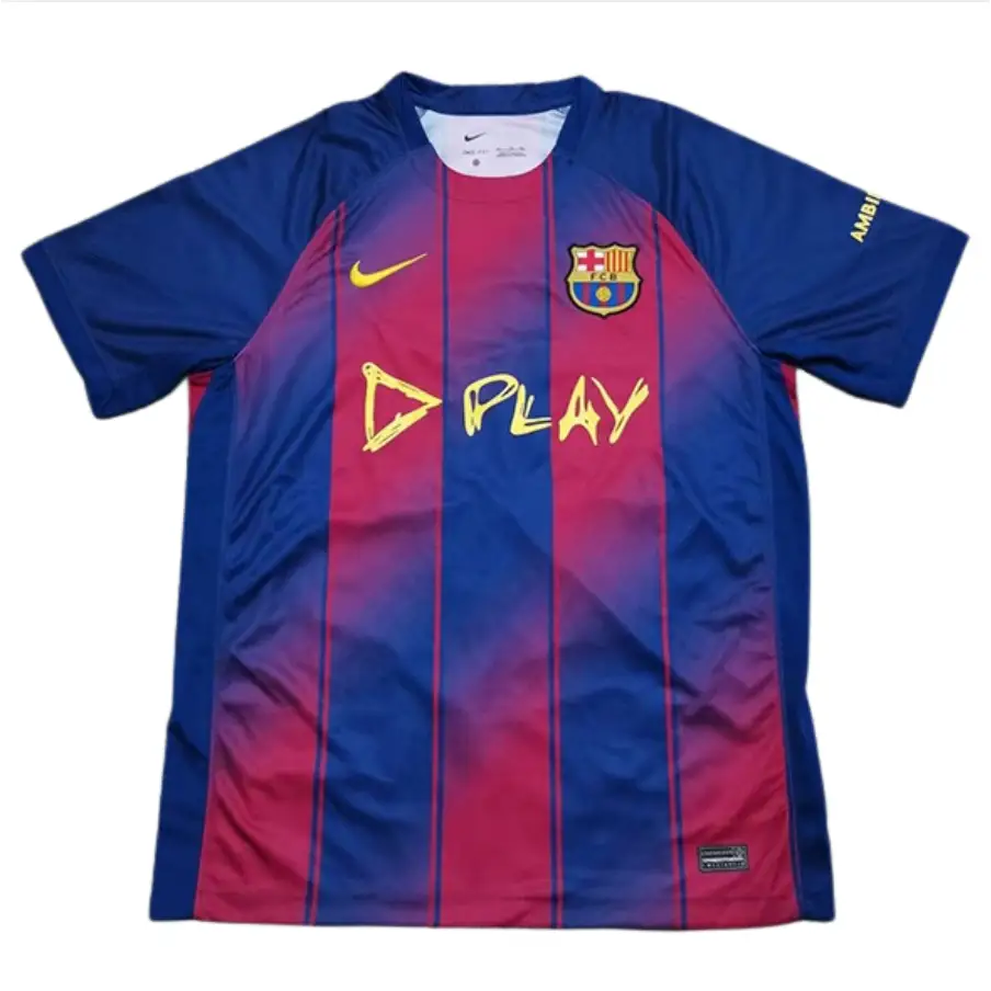 Maillot FC Barcelone Domicile Ed Sheeran 2025/2026 - Vêtements de sport
