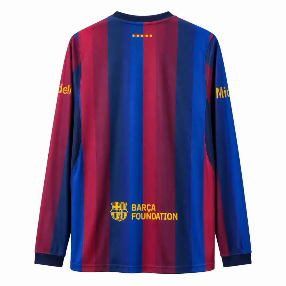 Maillot FC Barcelone Domicile Manches longues 2026/2027 - Vêtements de sport