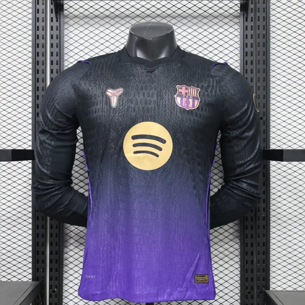 Maillot FC Barcelone Extérieur 2026/2027 Version joueur Manches Longues - Vêtements de sport