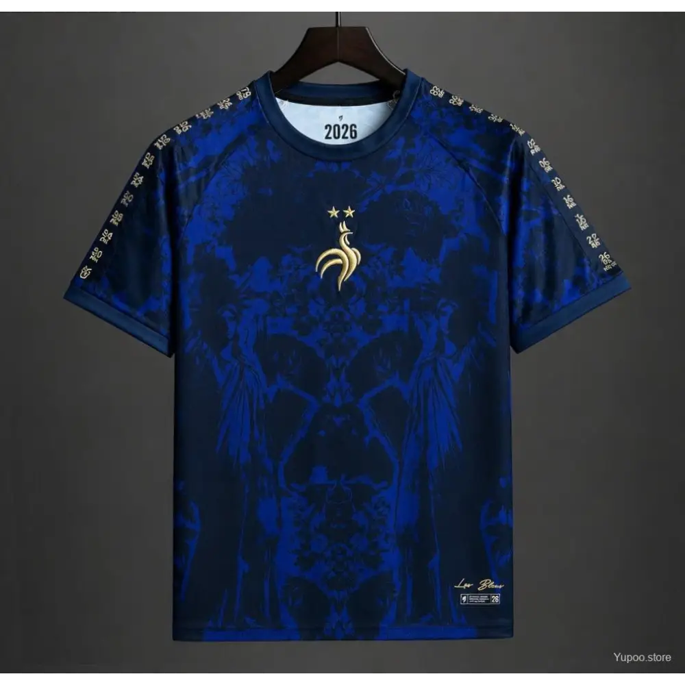 Maillot France Coupe du Monde 2026 Concept Bleu Marine - Vêtements de sport