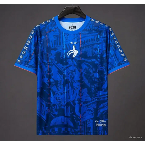 Maillot France Coupe du Monde 2026 Concept Bleu Royal - Vêtements de sport