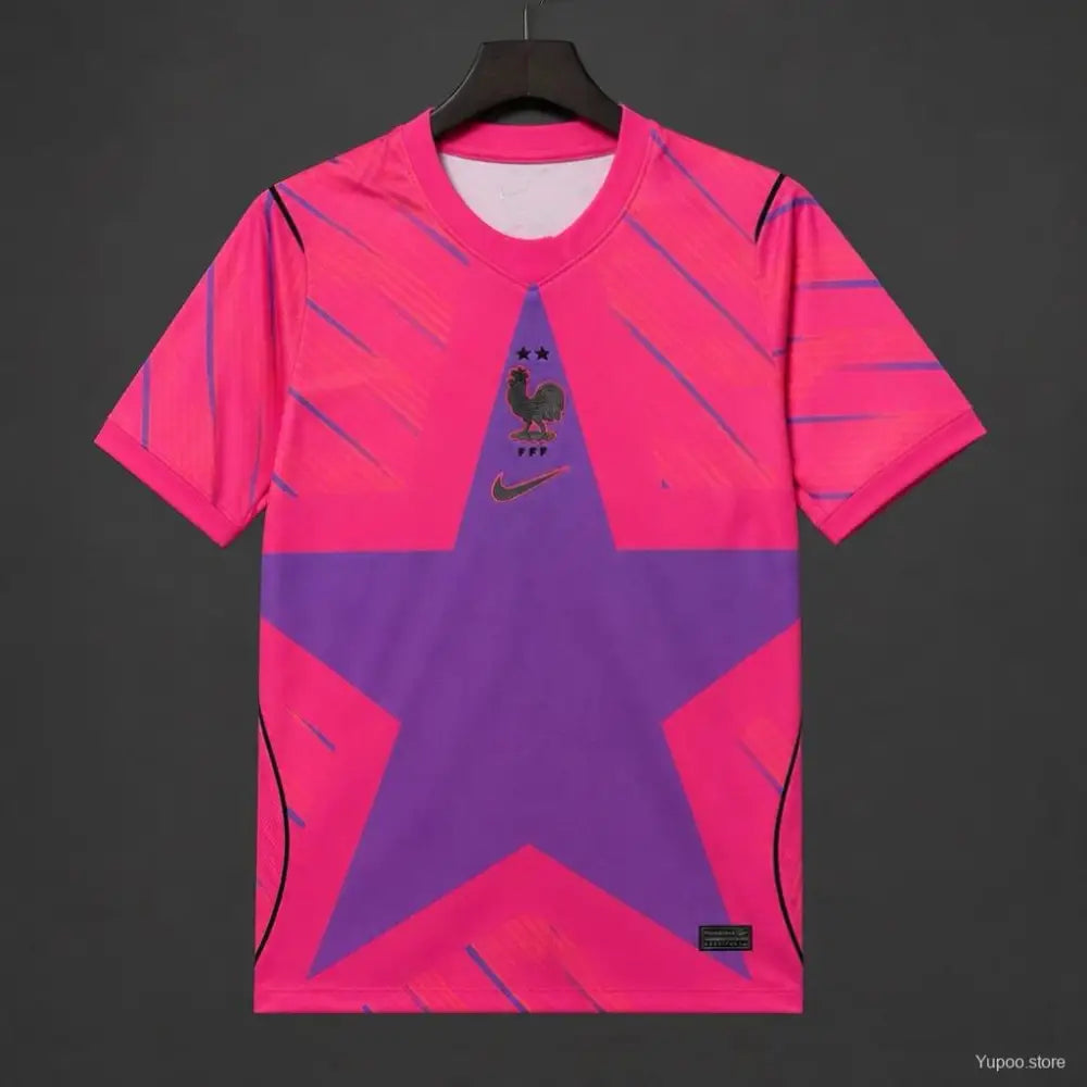 Maillot France Coupe du Monde 2026 Gardien Rose - Vêtements de sport