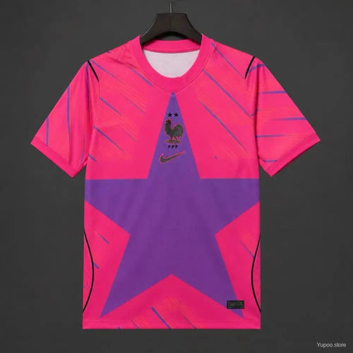 Maillot France Coupe du Monde 2026 Gardien Rose - Vêtements de sport