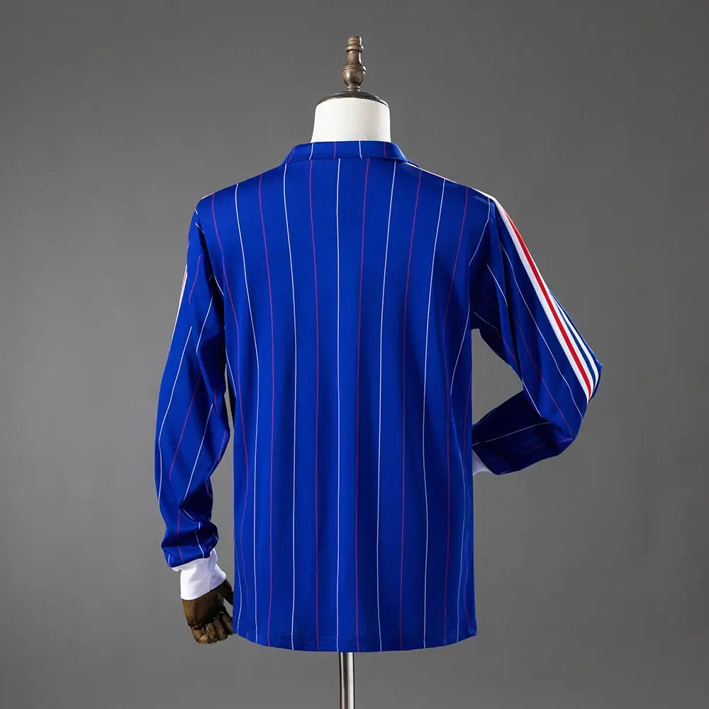 Maillot France Domicile 1980 Manches longues - Vêtements de sport