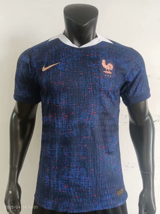 Maillot France Domicile Euro2025 Version joueur - Vêtements de sport
