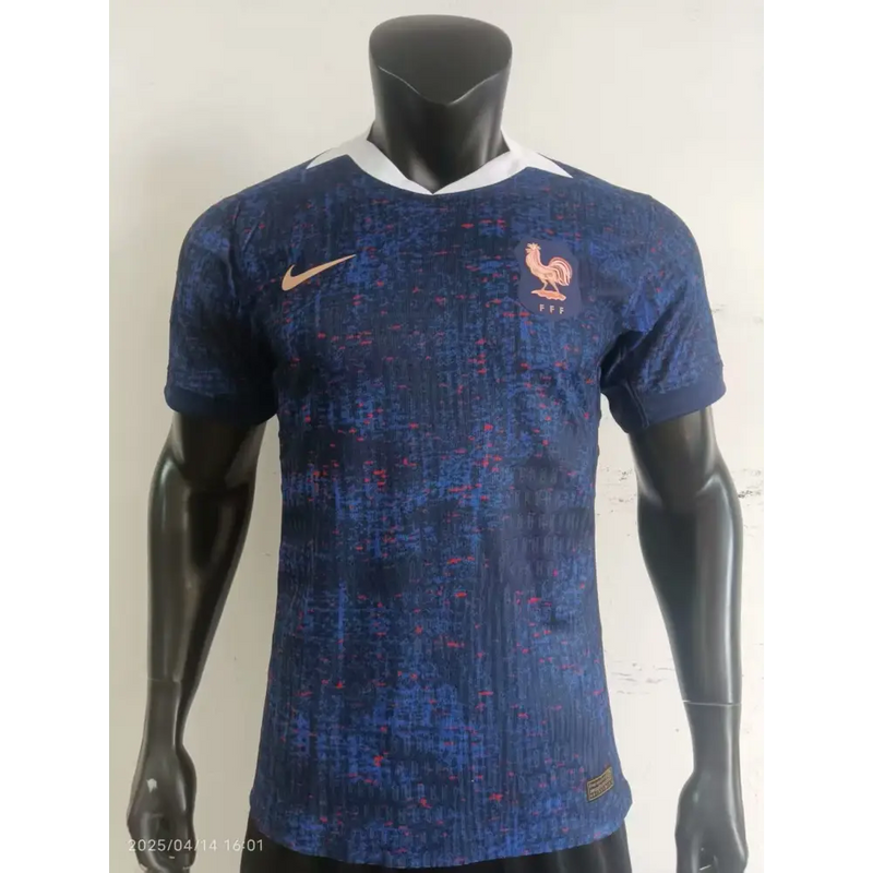 Maillot France Domicile Euro2025 Version joueur - Vêtements de sport
