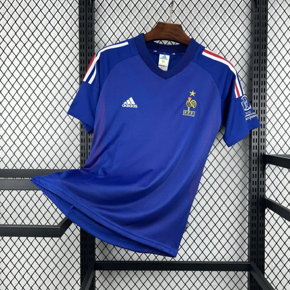 Maillot France Domicile Retro Coupe du Monde 2002 - Vêtements de sport