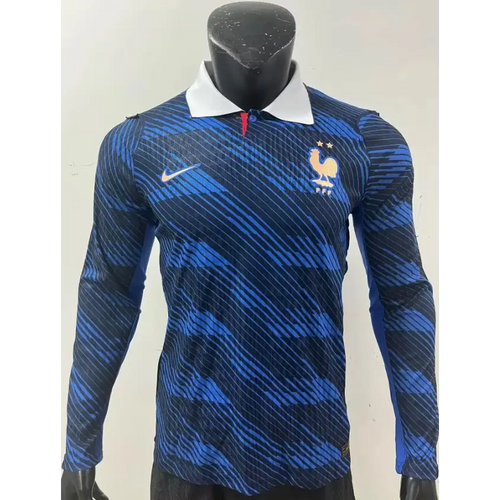 Maillot France Domicile Version joueur Manches Longues Coupe du Monde 2026 - Vêtements de sport