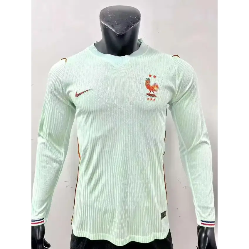 Maillot France Extérieur Version joueur Manches Longues Coupe du Monde 2026 - Vêtements de sport