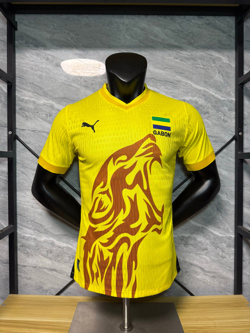 Maillot Gabon Concept Jaune CAN 2025 - Vêtements de sport