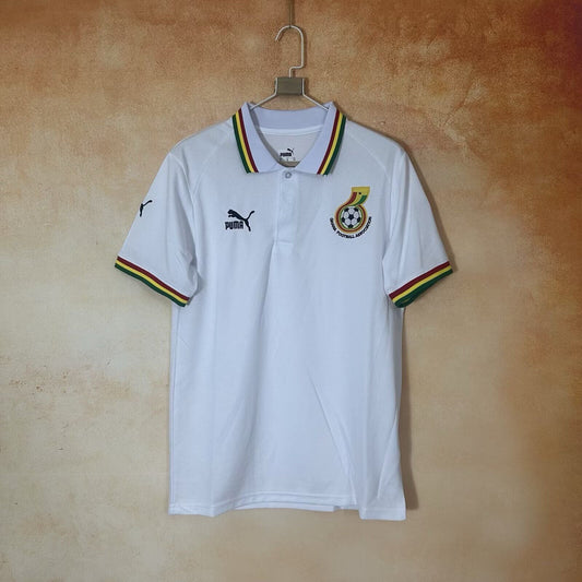 Maillot Ghana concept blanc Coupe du Monde 2026 - Vêtements de sport
