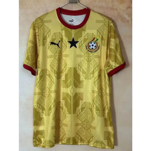 Maillot Ghana concept jaune Coupe du Monde 2026 - Vêtements de sport