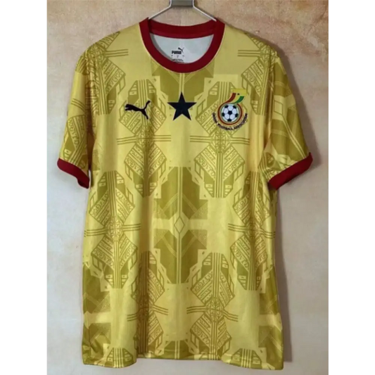 Maillot Ghana concept jaune Coupe du Monde 2026 - Vêtements de sport