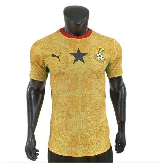 Maillot Ghana concept jaune Version Joueur Coupe du Monde 2026 - Vêtements de sport