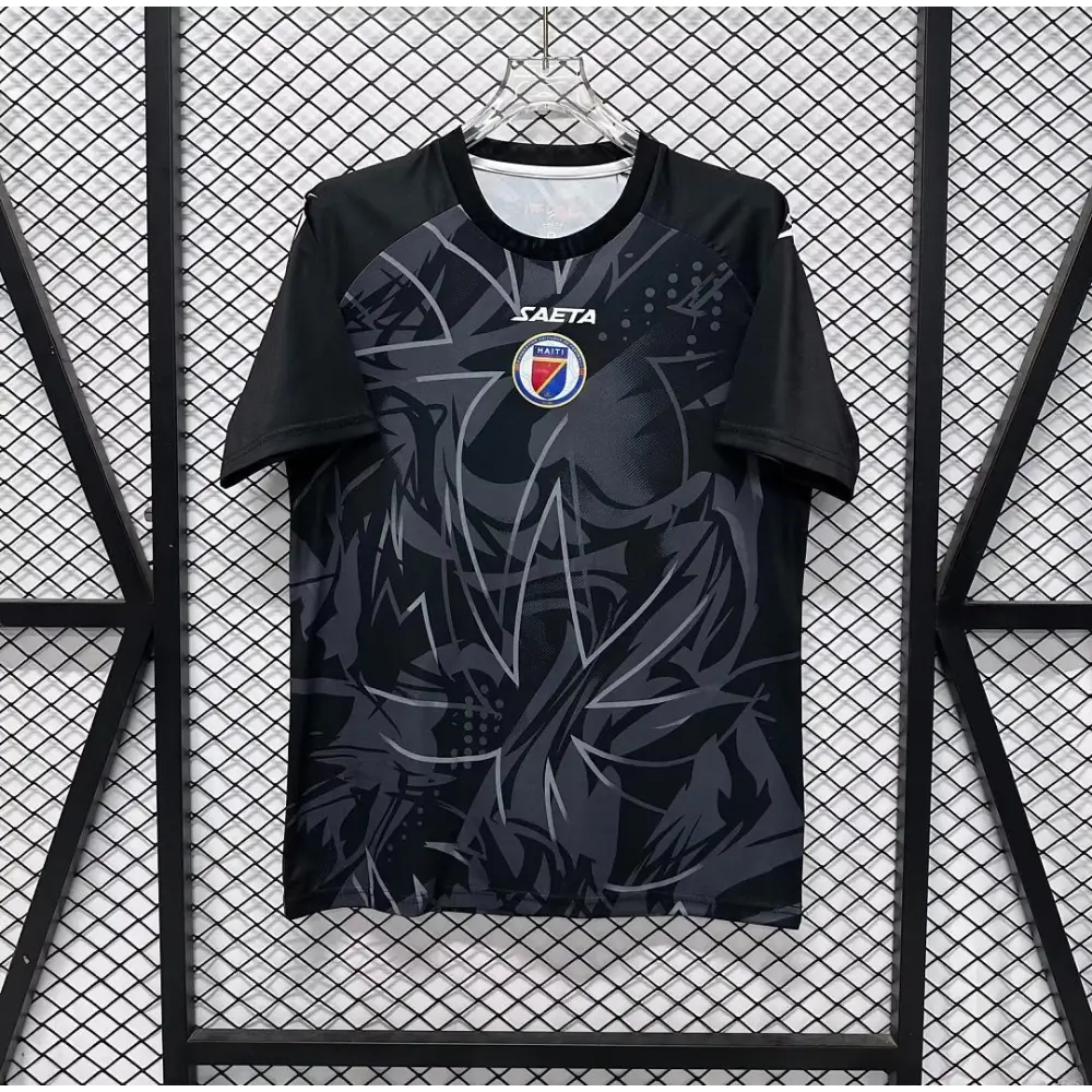 Maillot Haiti Coupe du Monde 2026 Gardien Noir - Vêtements de sport